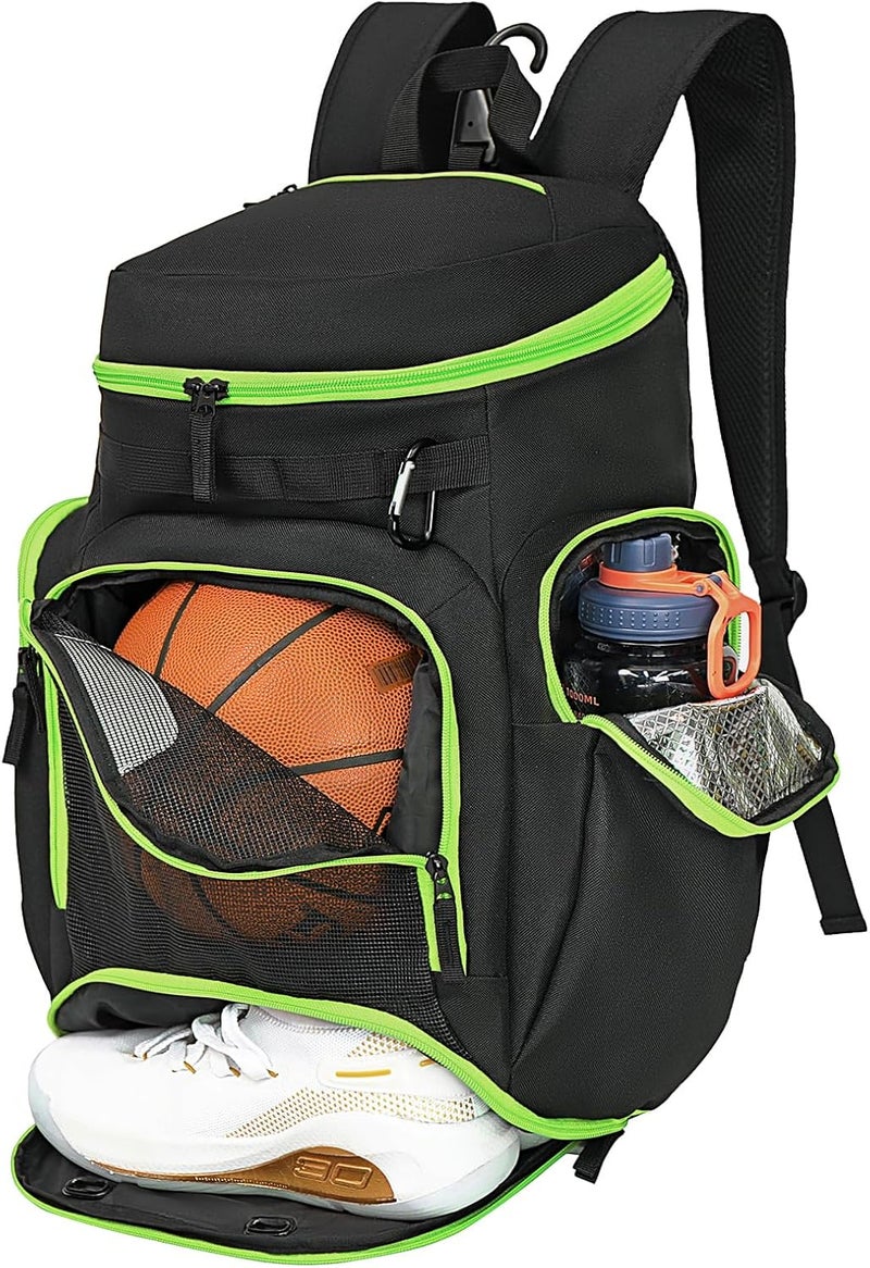 LARIPOP Basketball Backpack Large Sports Bag, Gym Bag with Ball Compartment and Shoe Compartment to Store Sports Shoes Water Bottles Laptops and Daily Necessities, Widely Used in Basketball, Soccer - Image 1